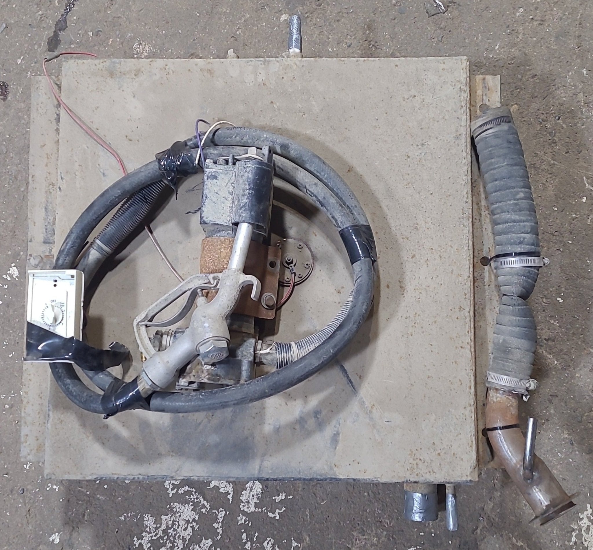 Used Toy Hauler Fuel Station Assembly