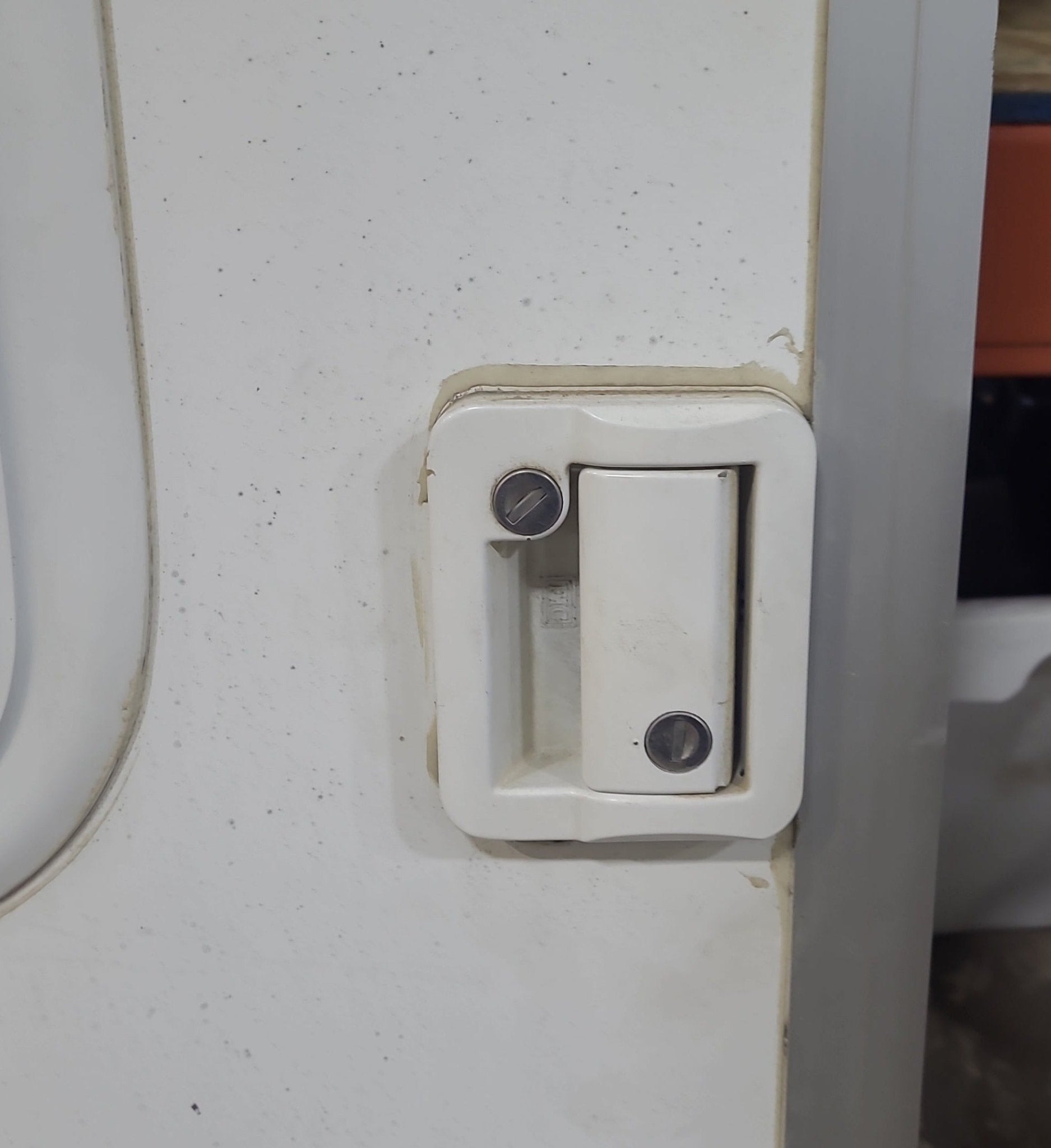 Used Truck Camper Square Entry Door 23 3/4 x 50 1/4