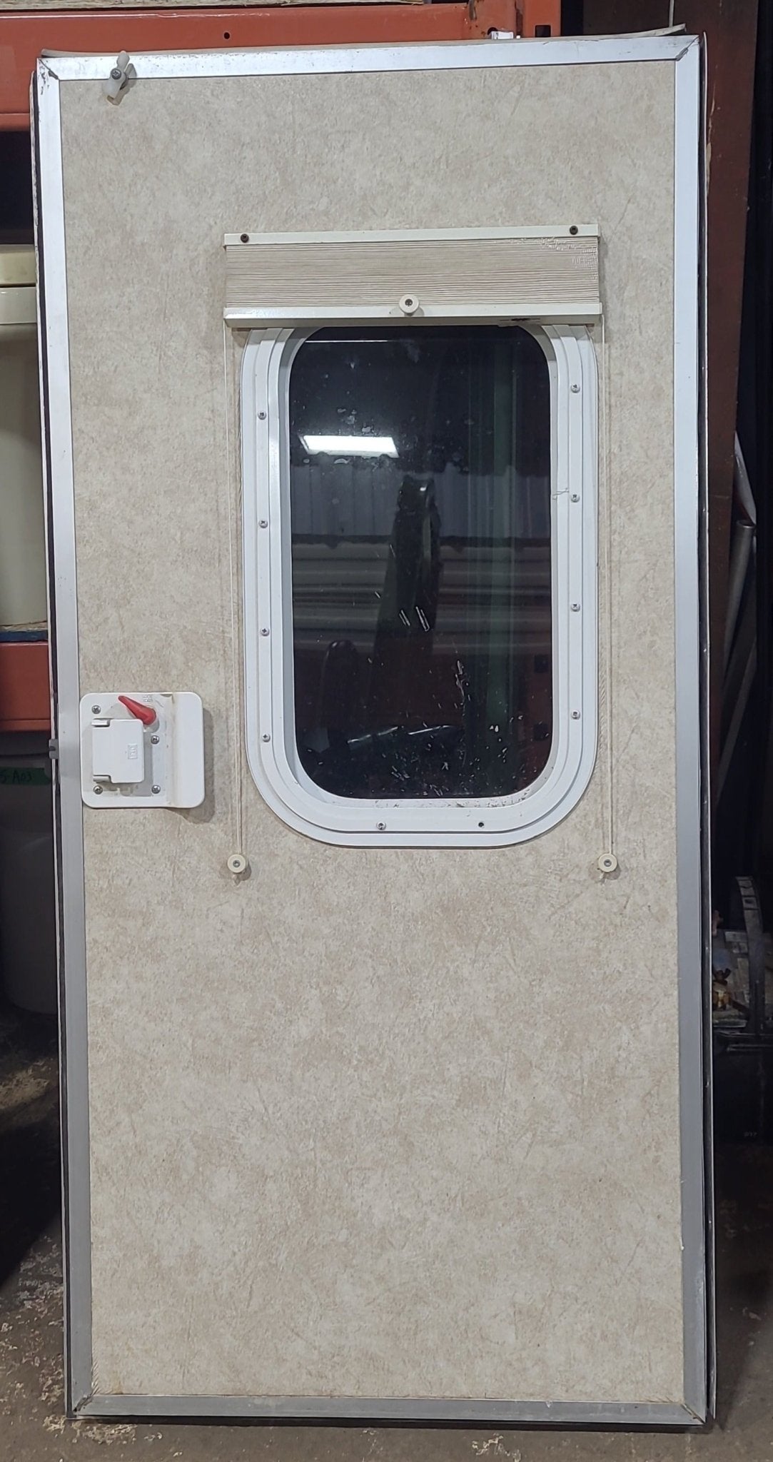 Used Truck Camper Square Entry Door 23 3/4 x 50 1/4