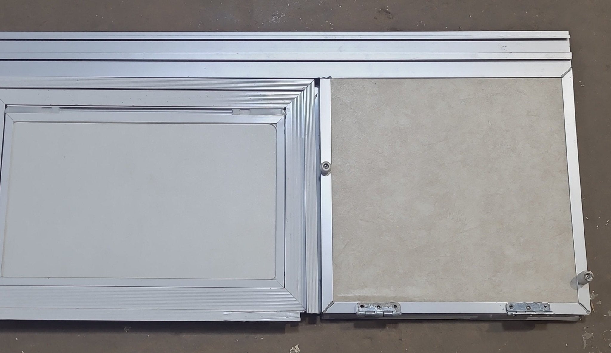 Used Truck Camper Square Entry Door 23 3/4 x 50 1/4