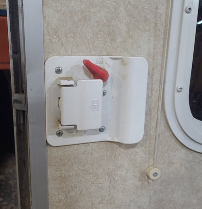 Used Truck Camper Square Entry Door 23 3/4 x 50 1/4