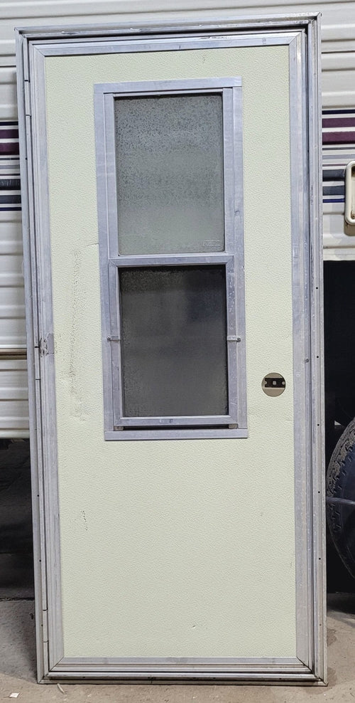 Used Truck Camper Square Entry Door 23 7/8 x 55 7/8
