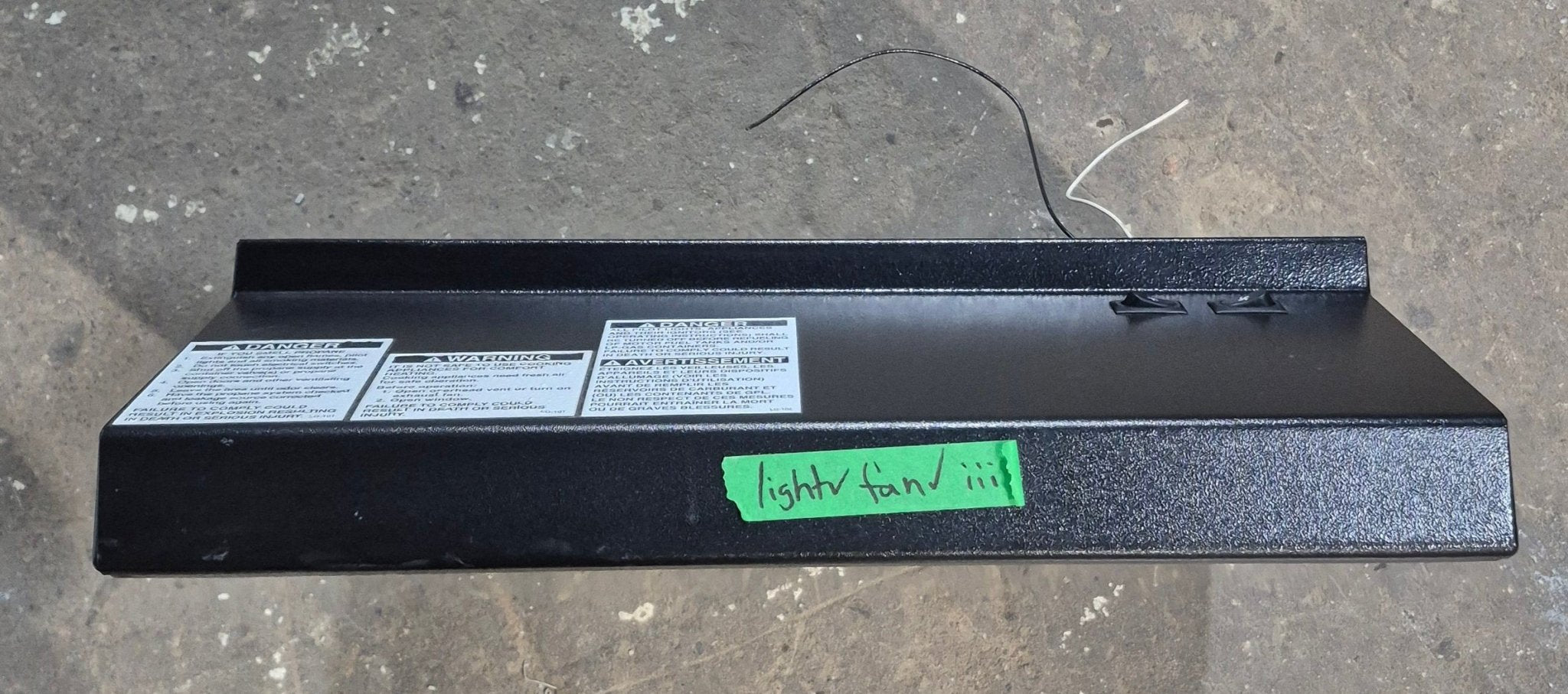 Used Ventline RV Range Hood Fan - CC0431-09