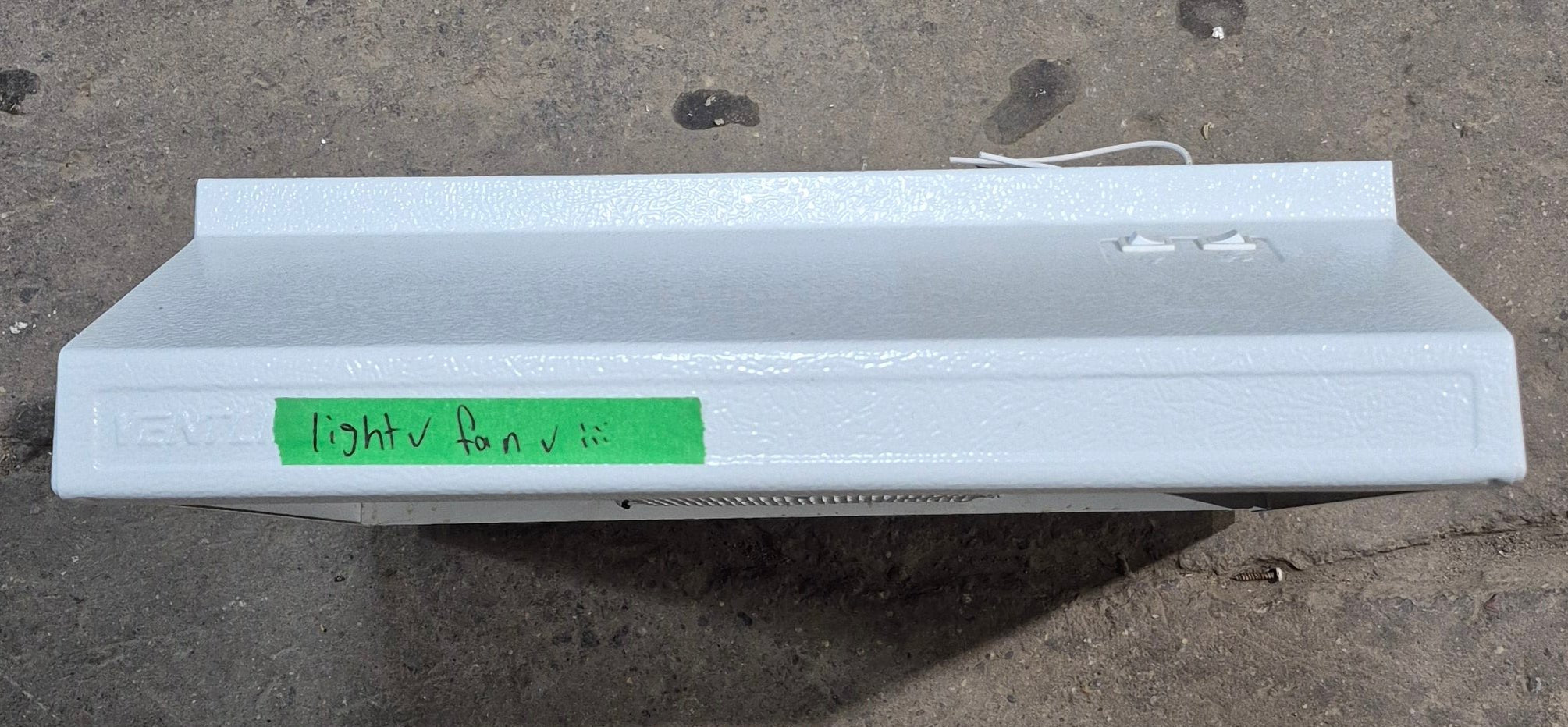 Used Ventline RV Range Hood Fan CC316-1