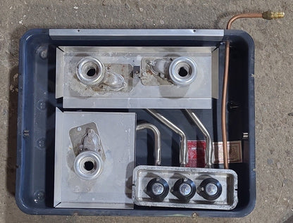 Used Vintage/ Retro 3 Burner RV Cooktop - Underwriters' Laboratories of Canada (ULC) 46-37