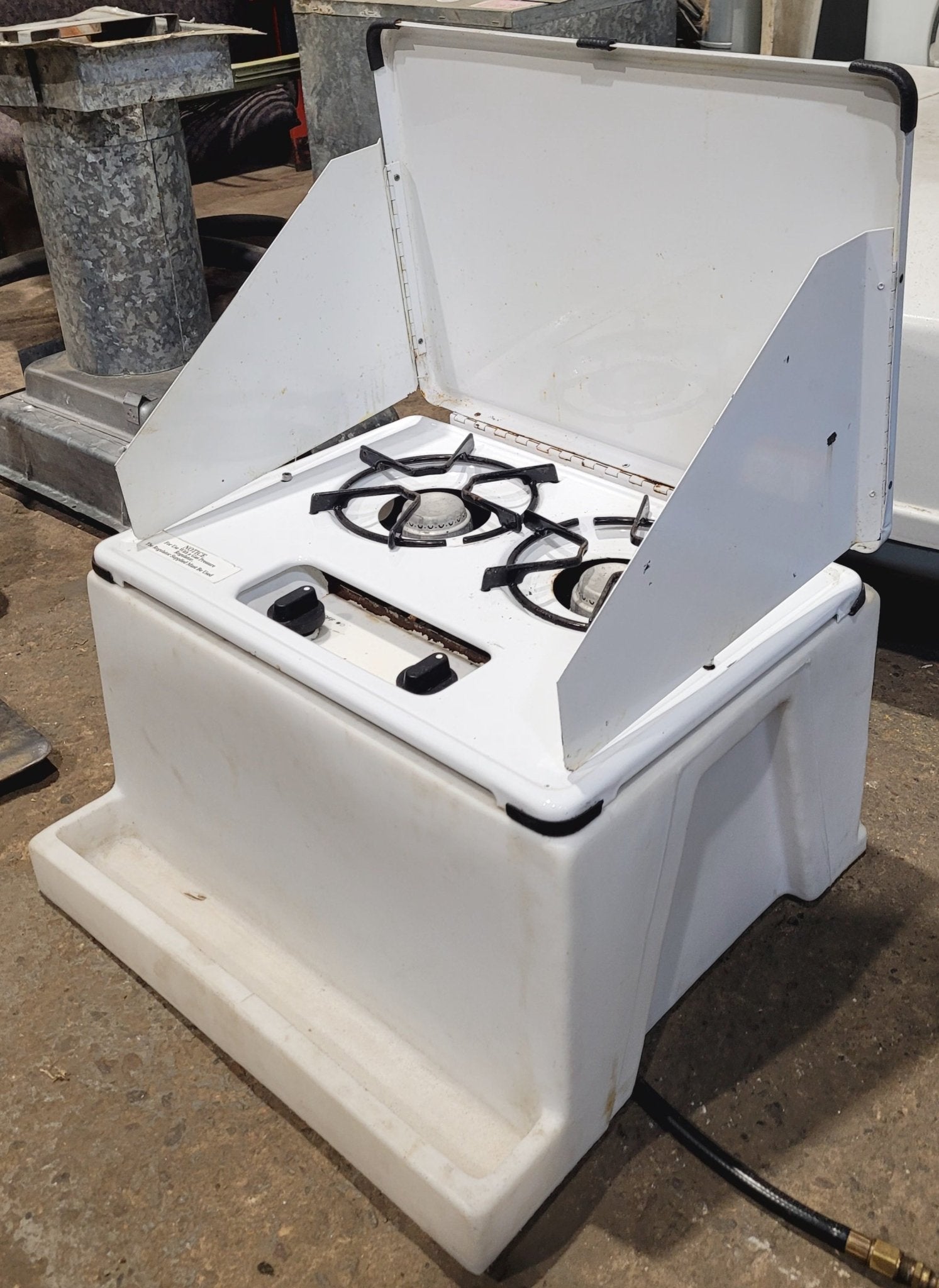 Used Vitco 2 Burner RV Cooktop - 12-100