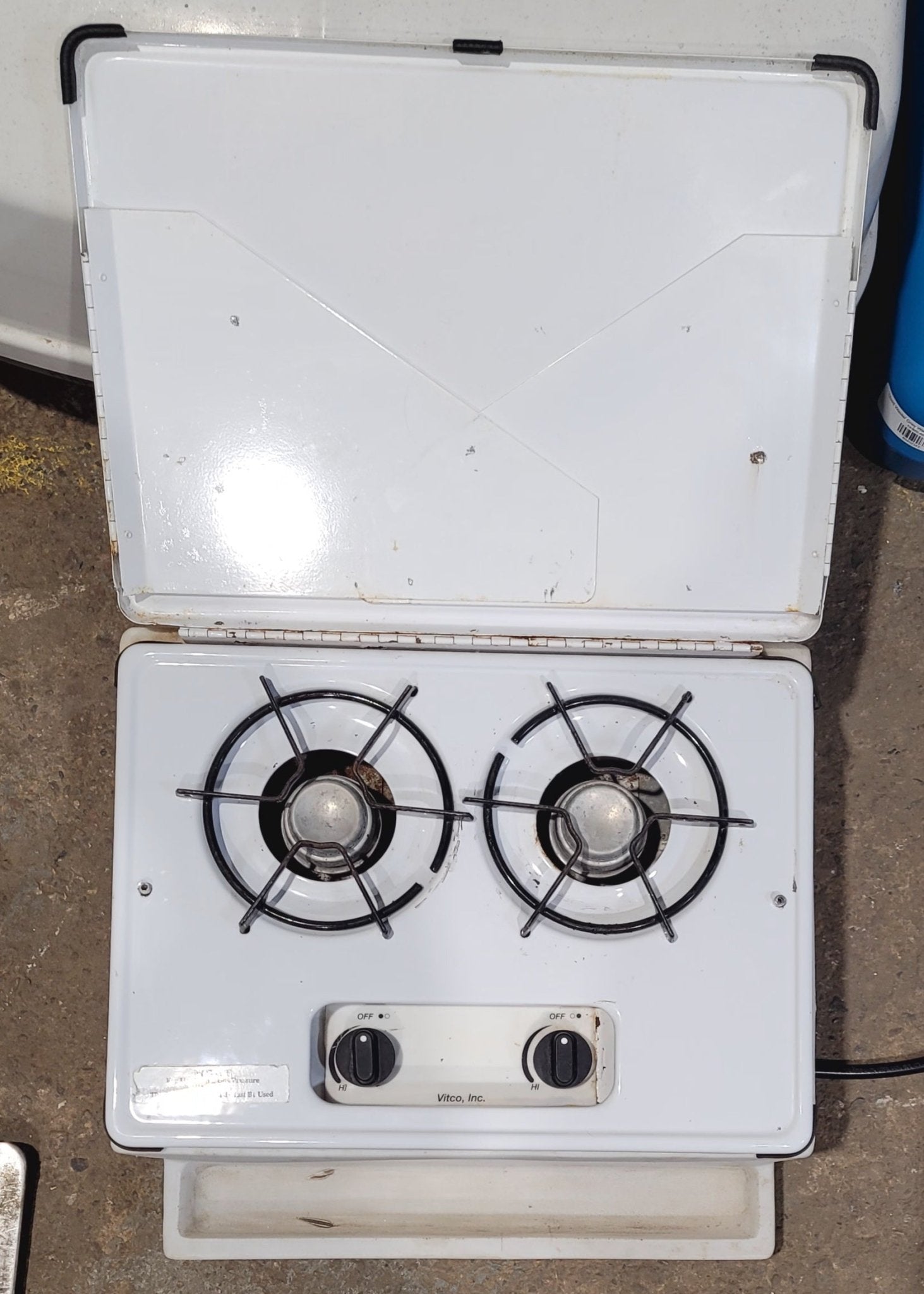 Used Vitco 2 Burner RV Cooktop - 12-100