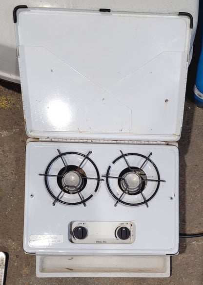 Used Vitco 2 Burner RV Cooktop - 12-100
