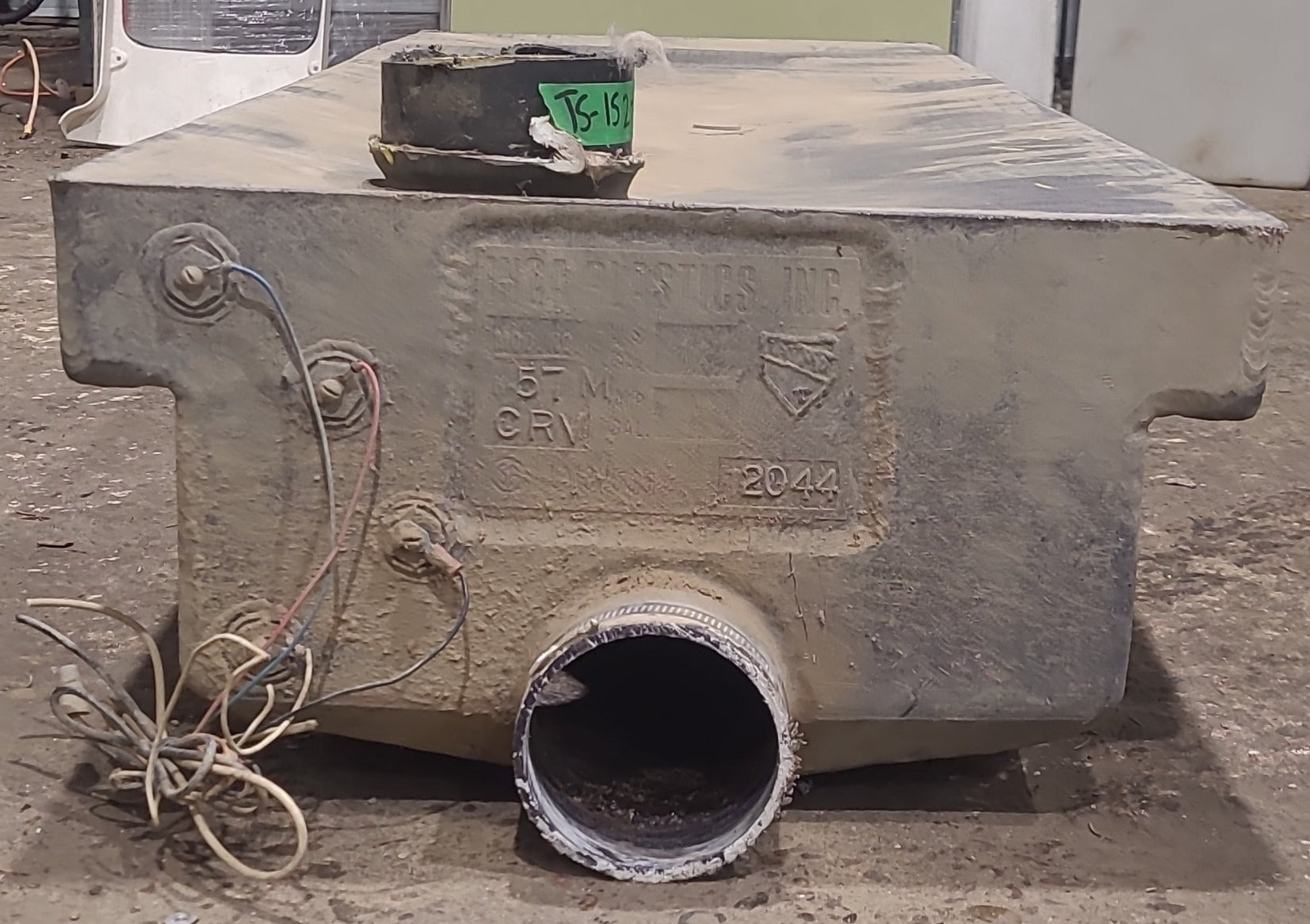 Used Waste/ Black Water Tank 51 X 17 1/8 X 9 1/2