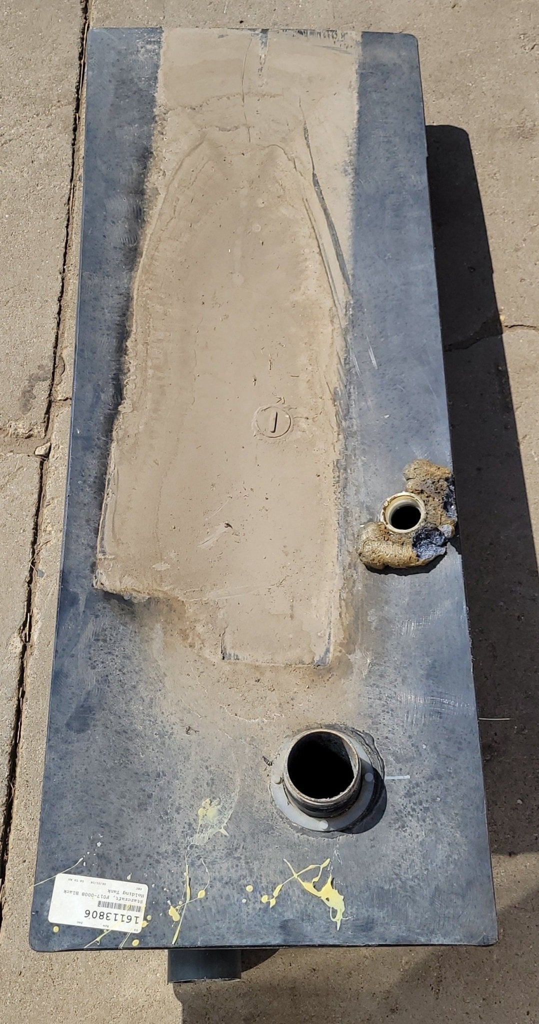 Used Waste/ Black Water Tank 52 3/4 X 20 X 8 7/8