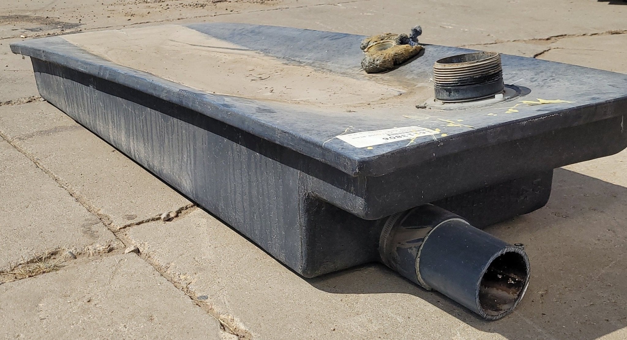 Used Waste/ Black Water Tank 52 3/4 X 20 X 8 7/8