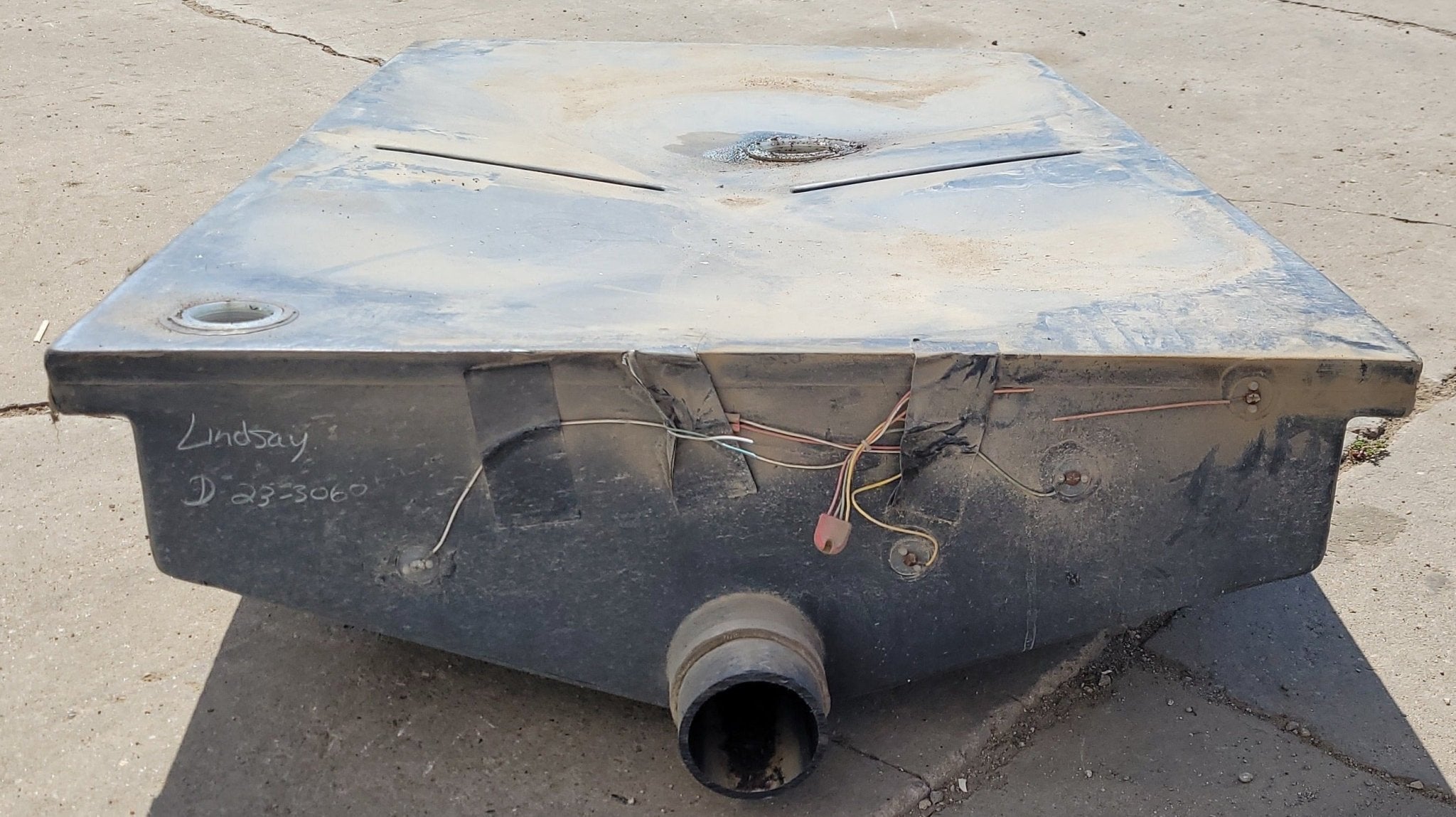 Used Waste/ Black Water Tank 55 X 32 X 10 1/2