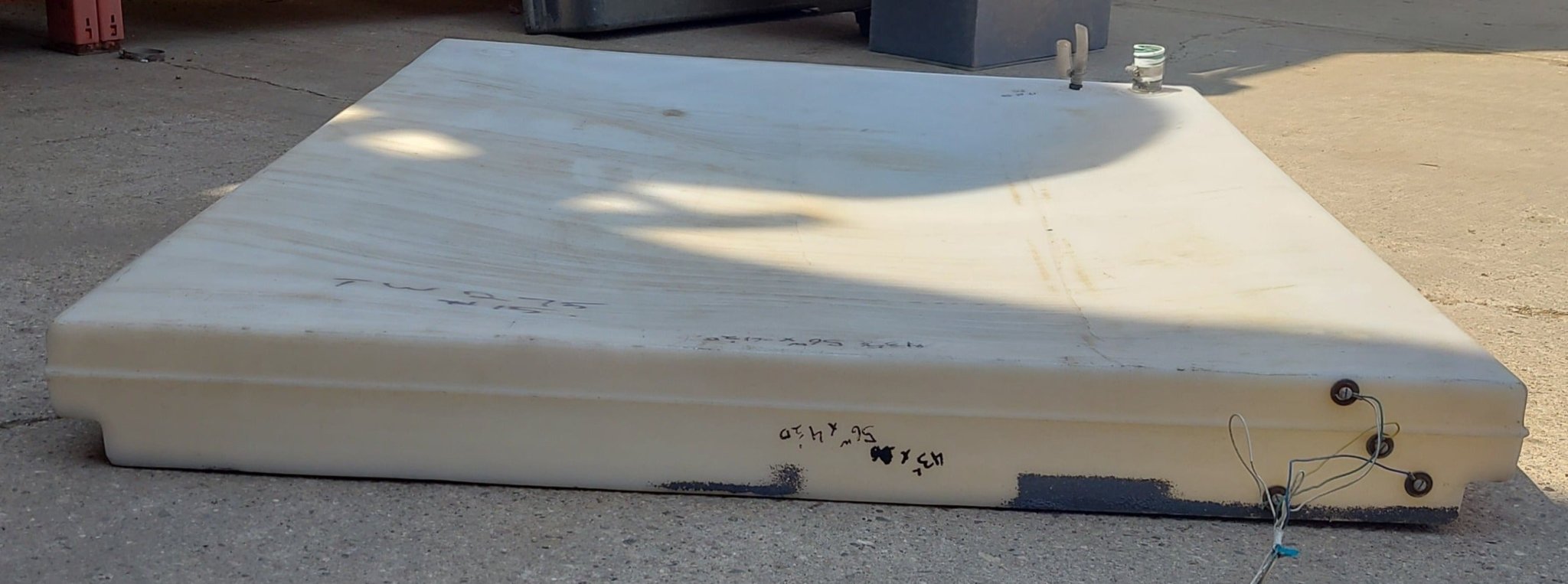 Used Waste/ Grey Water Tank 56 3/4 X 43 X 4 1/2