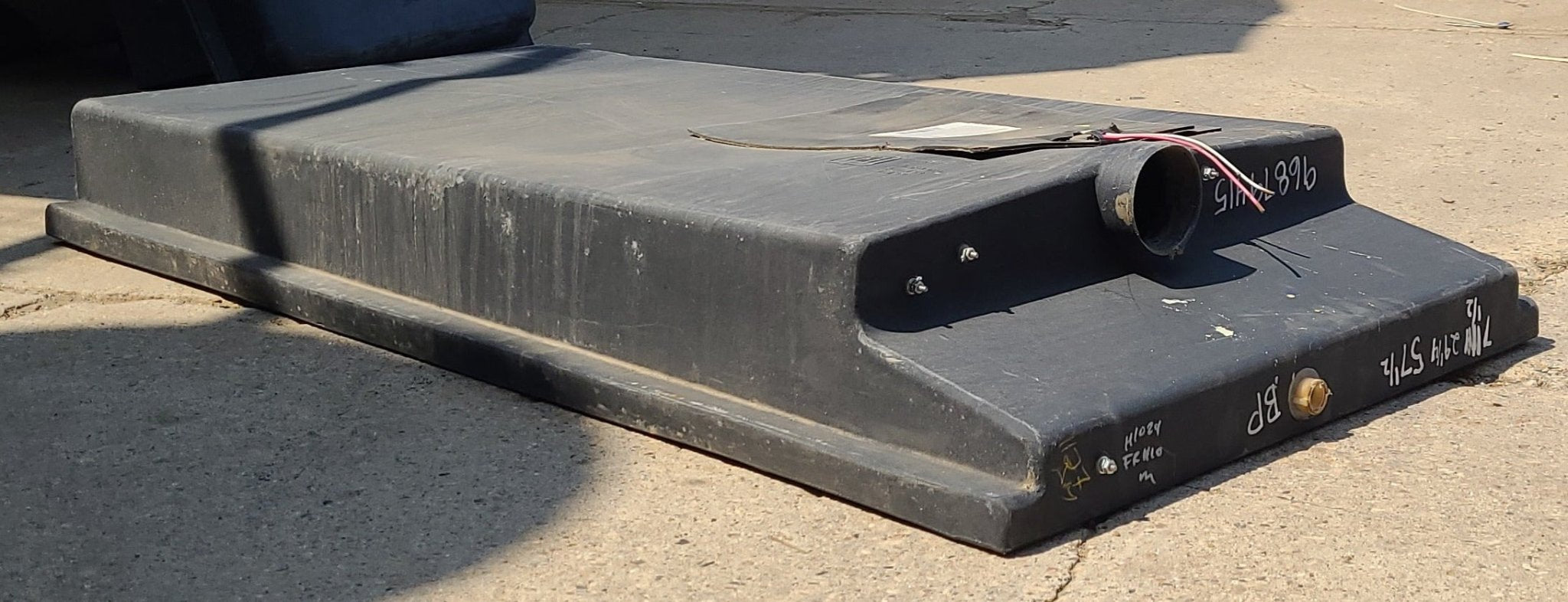 Used Waste/ Black Water Tank 57 1/2 X 29 1/4 X 7 1/2