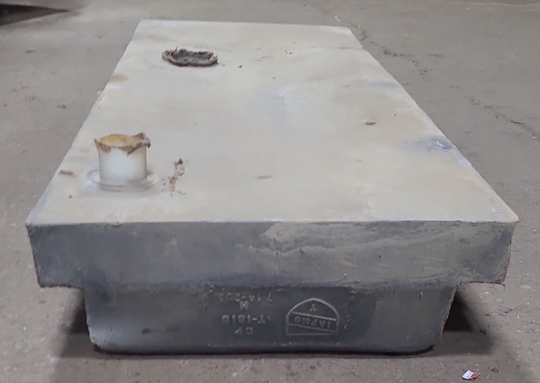Used Waste/ Black Water Tank 57 1/4 X 19 3/4 X 8 1/2