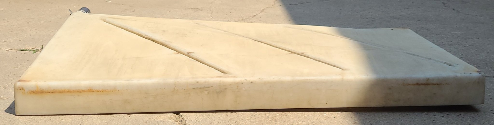 Used Waste/ Grey Water Tank 57 3/4 X 37 X 7 3/4
