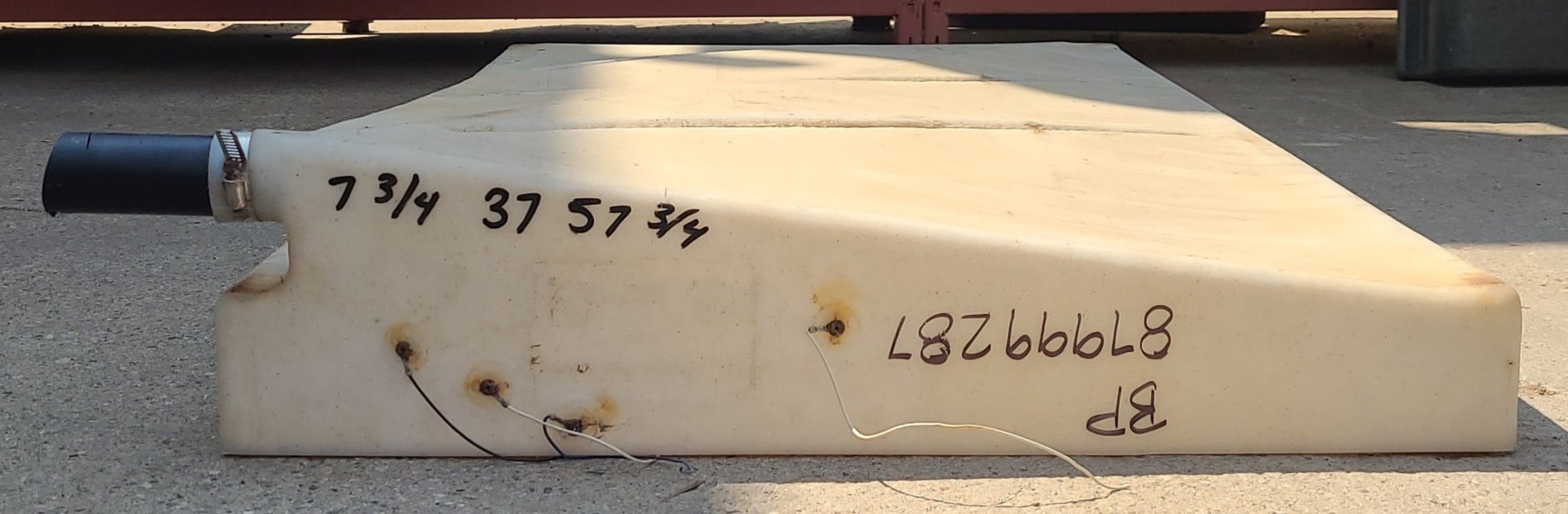 Used Waste/ Grey Water Tank 57 3/4 X 37 X 7 3/4
