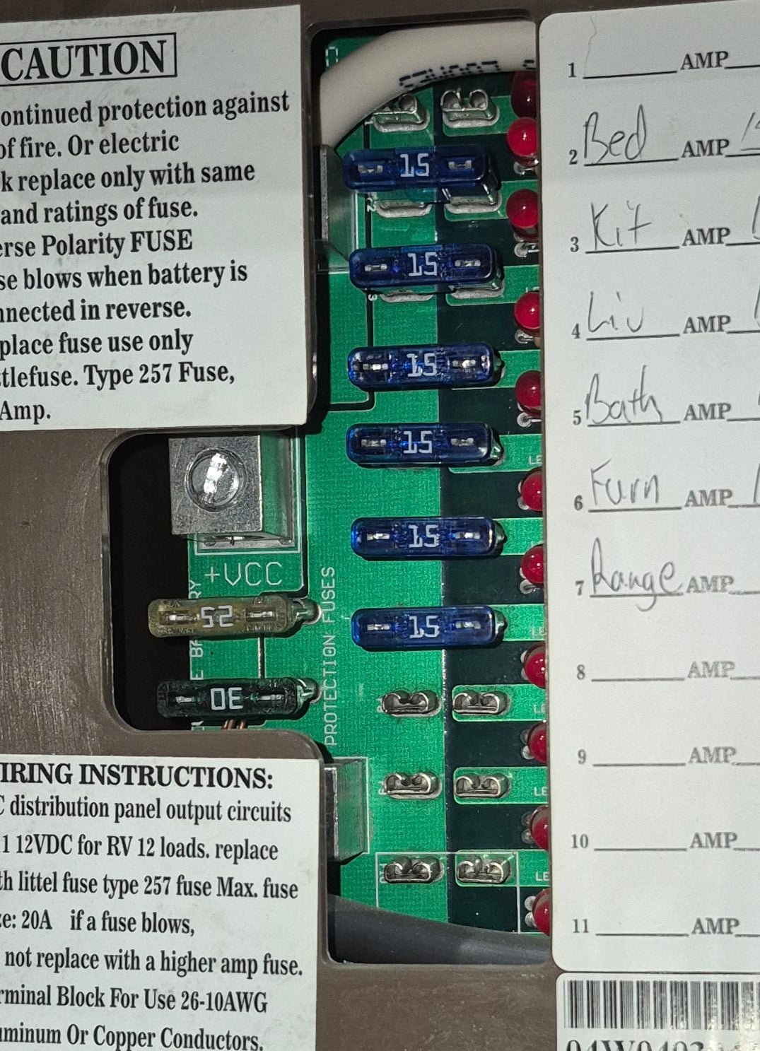 Used WFCO Converter, 30 AMP - WF-8945AN