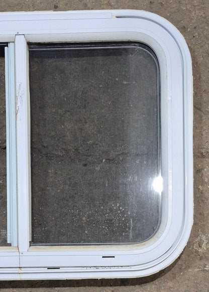 Used White Radius Emergency Opening Window : 25 1/2 W x 19 1/2 H x 1 1/4 D