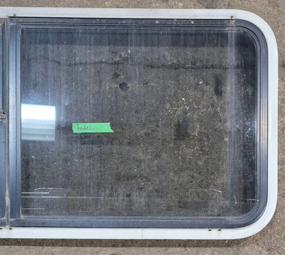 Used White Radius Emergency Opening Window : 41 1/4 W x 21 1/4 H x 1 3/4 D