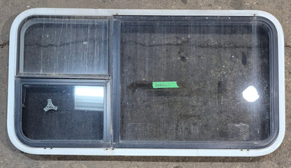 Used White Radius Emergency Opening Window : 41 1/4 W x 21 1/4 H x 1 3/4 D