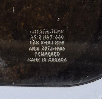 Used White Radius Non Opening Window : 24 1/4 W x 16 3/4 H x 1 7/8 D