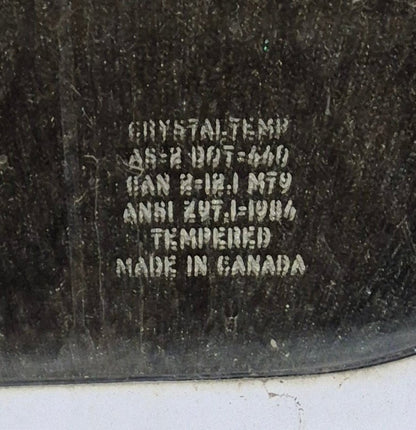 Used White Radius Non Opening Window : 60 1/4 W x 21 3/4 H x 1 7/8 D