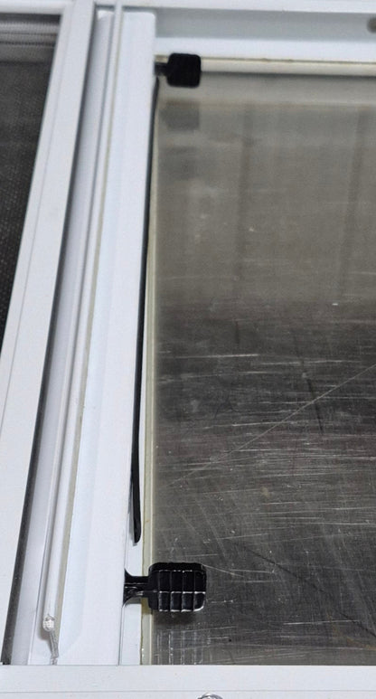 Used White Radius Opening Window : 17 1/2 W x 17 1/2 H x 1 1/8 D