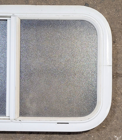 Used White Radius Opening Window : 23 1/2 W x 14 1/4 H x 1 7/8 D