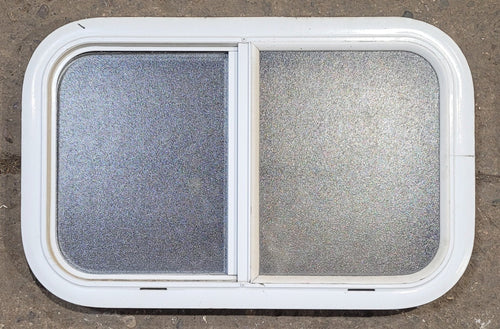 Used White Radius Opening Window : 23 1/2 W x 14 1/4 H x 1 7/8 D