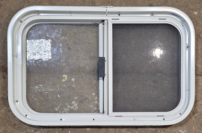 Used White Radius Opening Window : 23 1/2 W x 14 1/4 H x 1 7/8 D
