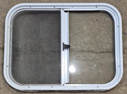 Used White Radius Opening Window : 23 1/2 W x 17 1/2 H x 1 1/4 D