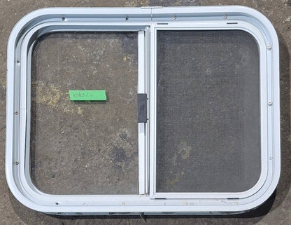 Used White Radius Opening Window : 23 1/2 W x 17 1/2 H x 1 7/8 D
