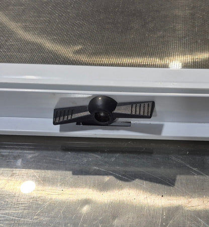 Used White Radius Opening Window : 23 1/2 W x 17 1/2 H x 1 7/8 D