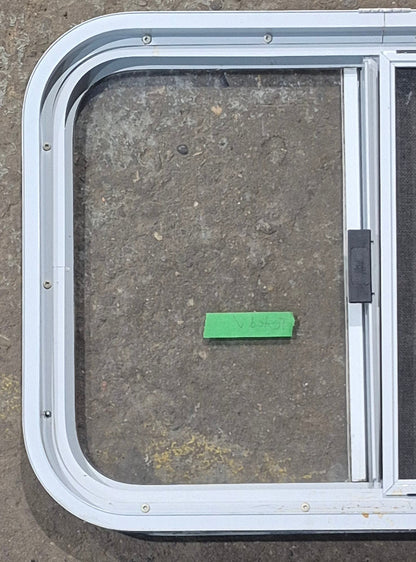 Used White Radius Opening Window : 23 1/2 W x 17 1/2 H x 1 7/8 D