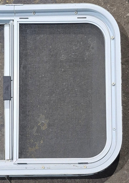 Used White Radius Opening Window : 23 1/2 W x 17 1/2 H x 1 7/8 D