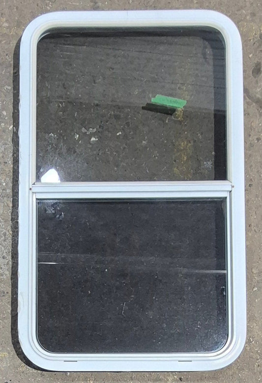 Used White Radius Opening Window : 23 1/2 W x 39 1/4 H x 1 7/8 D