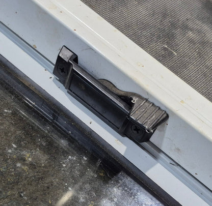 Used White Radius Opening Window : 23 1/4 W x 14 3/4 H x 1 7/8 D