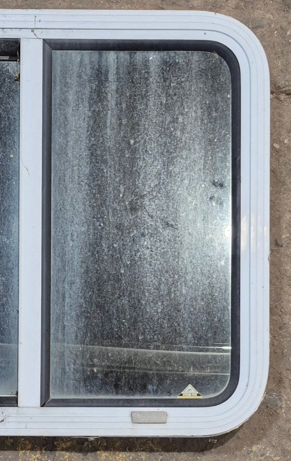 Used White Radius Opening Window : 24 W x 21 1/2 H x 1 7/8 D