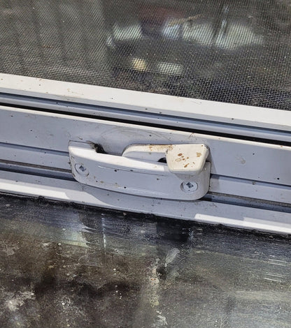 Used White Radius Opening Window : 24 W x 21 1/2 H x 1 7/8 D