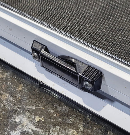 Used White Radius Opening Window : 24 W x 21 3/4 H x 1 7/8 D