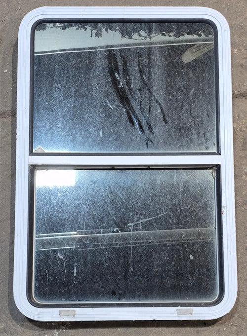 Used White Radius Opening Window : 26 W x 39 1/2 H x 1 7/8 D