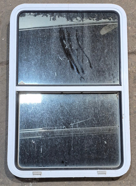 Used White Radius Opening Window : 26 W x 39 1/2 H x 1 7/8 D