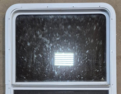 Used White Radius Opening Window : 26 W x 39 1/2 H x 1 7/8 D