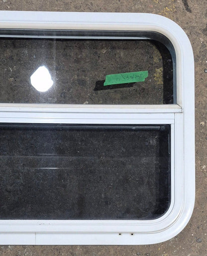 Used White Radius Opening Window : 29 1/2 W x 19 1/4 H x 1 7/8 D